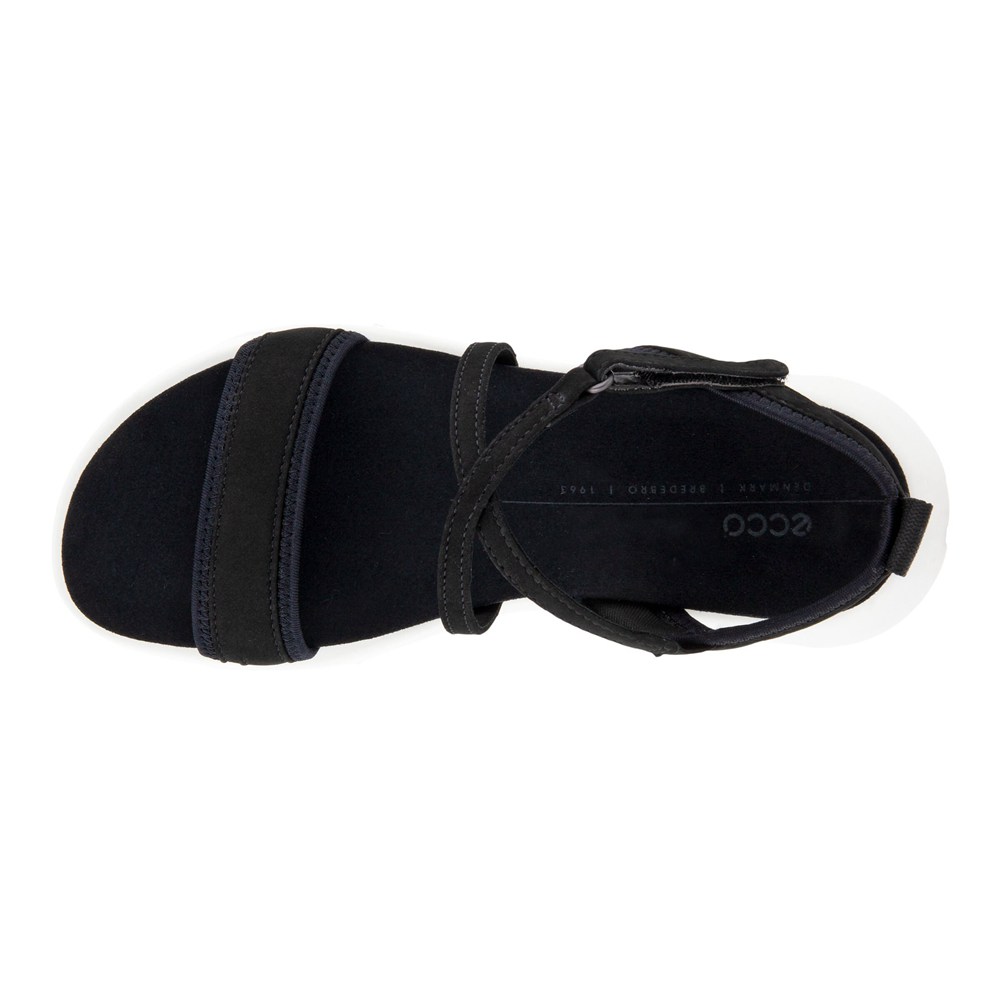 ECCO Womens Sandals Black - Chunky - TRD-036918